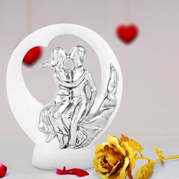 Archies Multicoloured Combo of Love Figurine & Rose-image-84