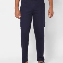 TeenTrums Boys Navy Solid Trackpants-image-78