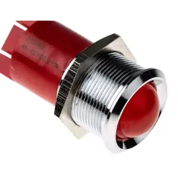 RS PRO Red Panel Mount Indicator 48-65V DC, Mounting Hole Size 22 mm, Termination Type , Model No 212064 image 2