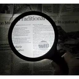Shinwa Rules Handheld Reading Loupe with Light 2x & 4x Lens Magnification, 75751 image 3