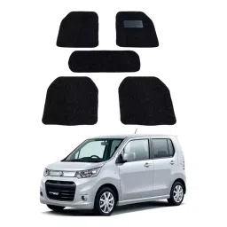 Auto Pearl DB7M191 PVC and Plastic Standard Mat for Maruti Suzuki Wagonr Stingray 2005-2015 (Black)-image-68