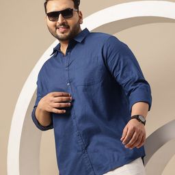 Sztori Men Plus Size Premium Pure Cotton Casual Shirt-image-49