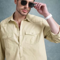 The Roadster Life Co. Men Cotton-Linen Relaxed Fit Casual Shirt-image-97
