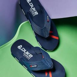 Duke Men's Navy Flip Flops-image-32