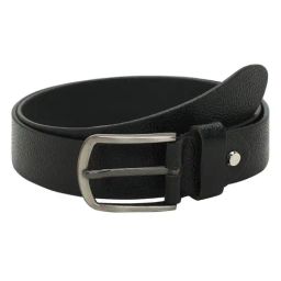 Crusset Black Leather Casual Belt for Men-image-25