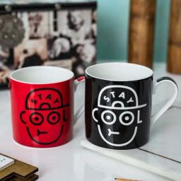 Goodhomes Multicolor Bone China Coffee Mugs (350 ml) - Set of 2-image-53