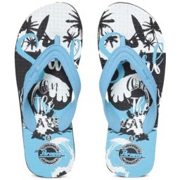 Paragon Men's Sea Blue Flip Flops-image-4