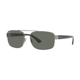 Ray-Ban Green Polarized Aviator Sunglasses for Men-picture-26
