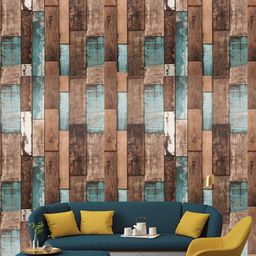 Jaamso Royals Brown Wood Self adhesive Wallpaper-picture-6