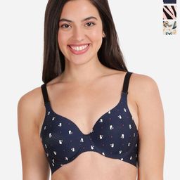 shyaway Floral Bra Medium Coverage Underwired Lightly Padded-image-88