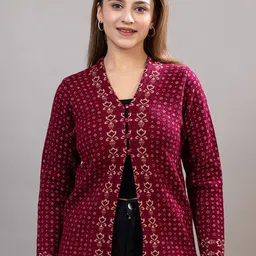 TWENTY ME Women Embroidered Cardigan with Embroidered Detail-picture-54