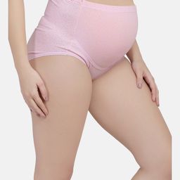 MAMMA PRESTON High Waist Adjustable Maternity Panty - Pink-image-95