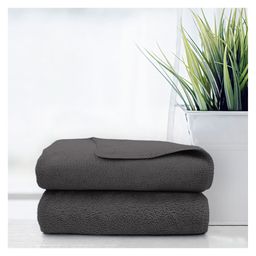 Sassoon Caldezonia Microfiber Hand Towel 450 GSM Set of 2 - Grey-16