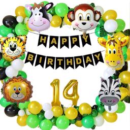 Bubble Trouble Balloon Decoration for 14 Year Birthday - 78 Pieces-image-21