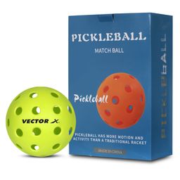 Vector X Pickle Ball With 40 Holes Pack Of 6-19