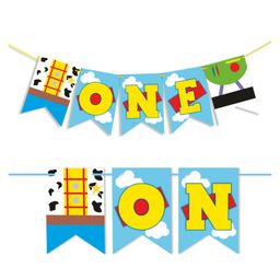 Wobbox 1st Happy Birthday Banner, Happy Birthday Decoration Items Multi Color -Pack Of 1-image-89