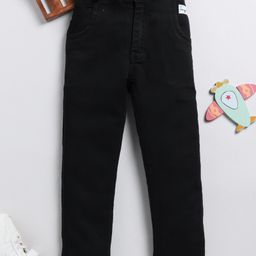 TOONYPORT Cotton Blend Solid Pants - Black-image-63