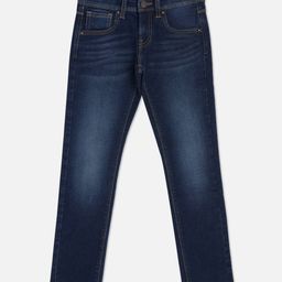 Pepe Jeans Ankle Length Washed Jeans - Navy Blue-image-98