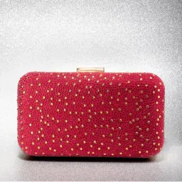 Peora Clutch Purses for Women Wedding Handmade Evening Party Bridal Clutch - C94R-picture-13