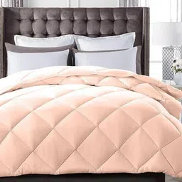 RF RELAXFEEL Brown Checked Heavy Winter 210 GSM Double Bed Comforter-image-29