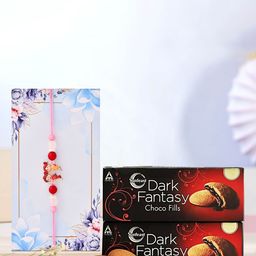 Ascension Kids Bhai-Bahen Rakhi with Dark Fantasy Pack & Roli Tilak Gift Set-57
