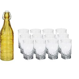SOMIL Yellow Glass Airtight Can Bottle-image-89
