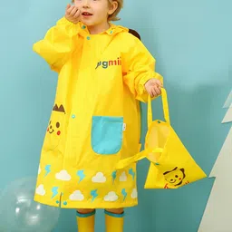 Little Surprise Box LLP Kids Cloudy 3D Lion Long Style Raincoat-picture-15
