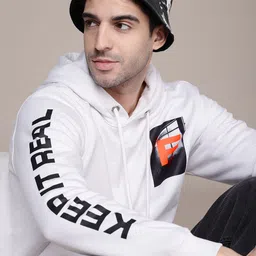 FCUK Typography Printed Hooded Sweatshirt-picture-14
