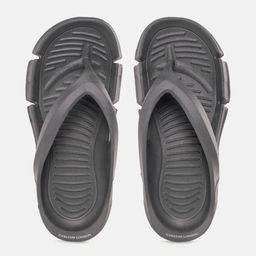 Carlton London Men Charcoal Grey Solid Thong Flip-Flops-picture-14