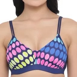Clovia Blue Non Wired Padded T-Shirt Bra-image-90