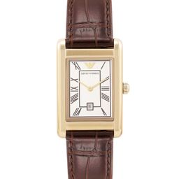 Emporio Armani Men Leather Analogue Watch AR11665I-18
