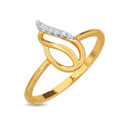 Kisna Diamond & Gold Jewellery Heidi for her 18k (750) Diamond & Gold Ring For Women-image-62