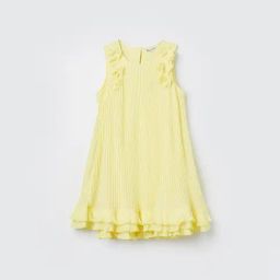 FAME FOREVER Girls Yellow Dress-image-24