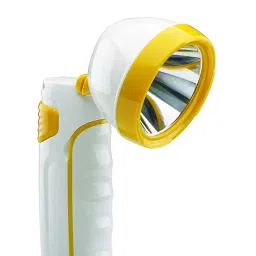 Bajaj 1.2W Yellow Hyperion RC LED Portable Torch Cum Table Lamp 610052 image 2