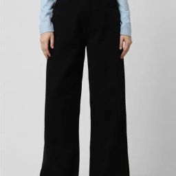 Van Heusen Black Cotton Mid Rise Jeans-image-101