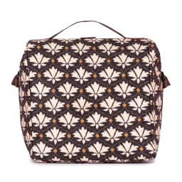 ZOUK Brown Printed Handbag image 3