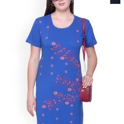 FIRST SLEEP Pack Of 2 Printed Pure Cotton Oversized Lounge T-Shirt-image-97