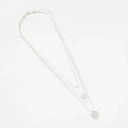 Accessorize London Silver Classic Necklace-30
