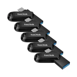 SanDisk Ultra Dual Drive Go SDDDC3-064G-I35 64GB USB 3.1 Type C Pen Drive Pack of 5 (Black)-26