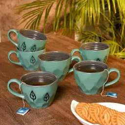 Unravel India Blue & Black Ceramic Tea Sets-27