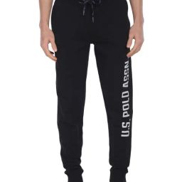 U.S. Polo Assn. Black Regular Fit Printed Joggers-image-57