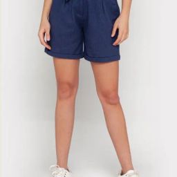 Zink London Navy Shorts-image-72