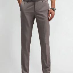 Arrow Light Pink Slim Fit Trousers-picture-33