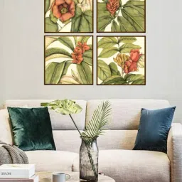 The Art House Abstract Multicolor Canvas Painting-image-72