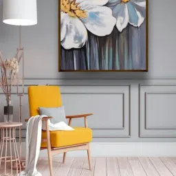 The Art House Abstract Multicolor Canvas Painting-16
