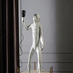 The Artment White Resin Modern Art Monkey Decorative Lamp-image-19