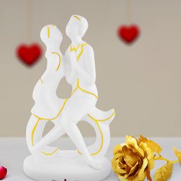Archies Multicoloured Combo of Love Figurine & Rose-image-29