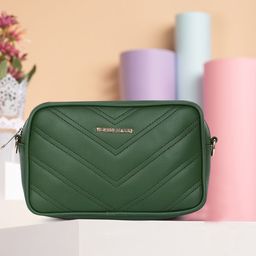 WOMEN MARKS PU Structured Sling Bag with Quilted-14