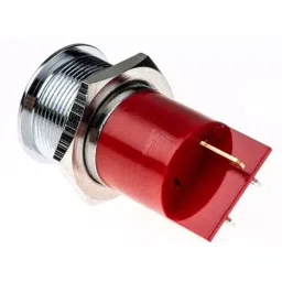 RS PRO Red Panel Mount Indicator 48-65V DC, Mounting Hole Size 22 mm, Termination Type , Model No 212064 image 3