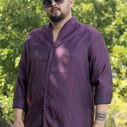 Instafab Plus Size Comfort Relaxed Fit Checked Cotton Shirt-picture-20